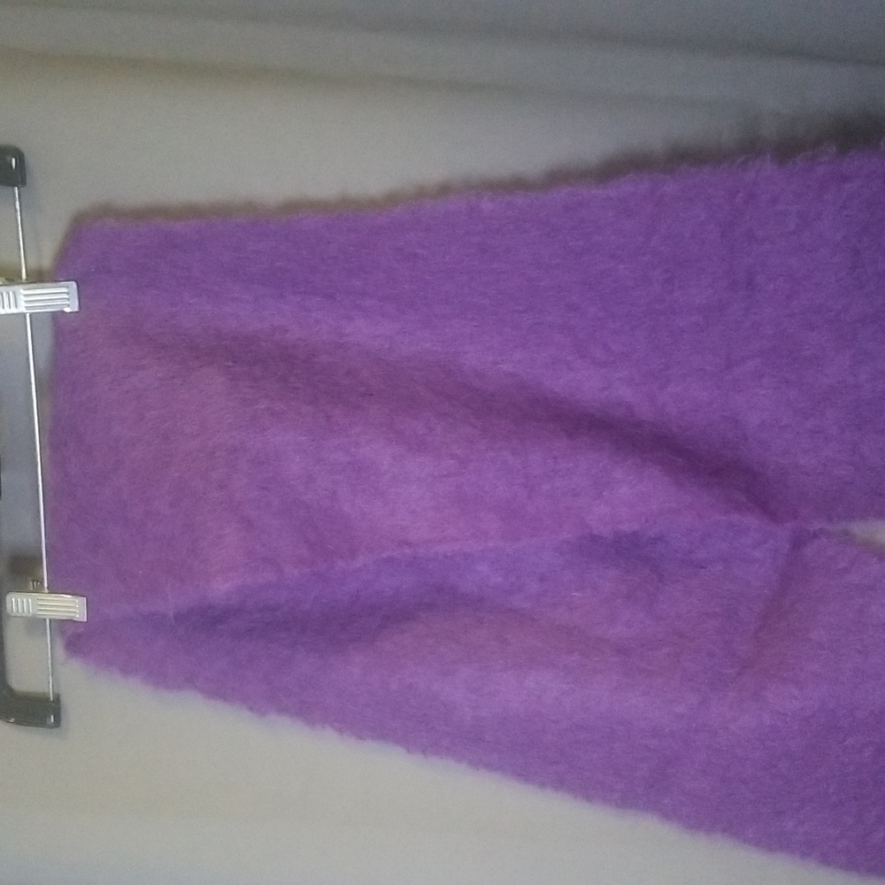 Saks Fifth Avenue Mohair scarf purple